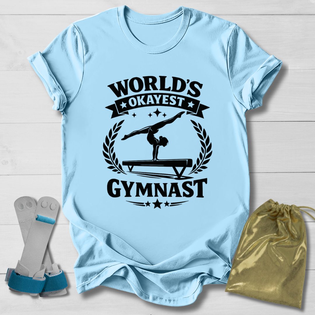 World's Okayest Gymnast Kids T-Shirt