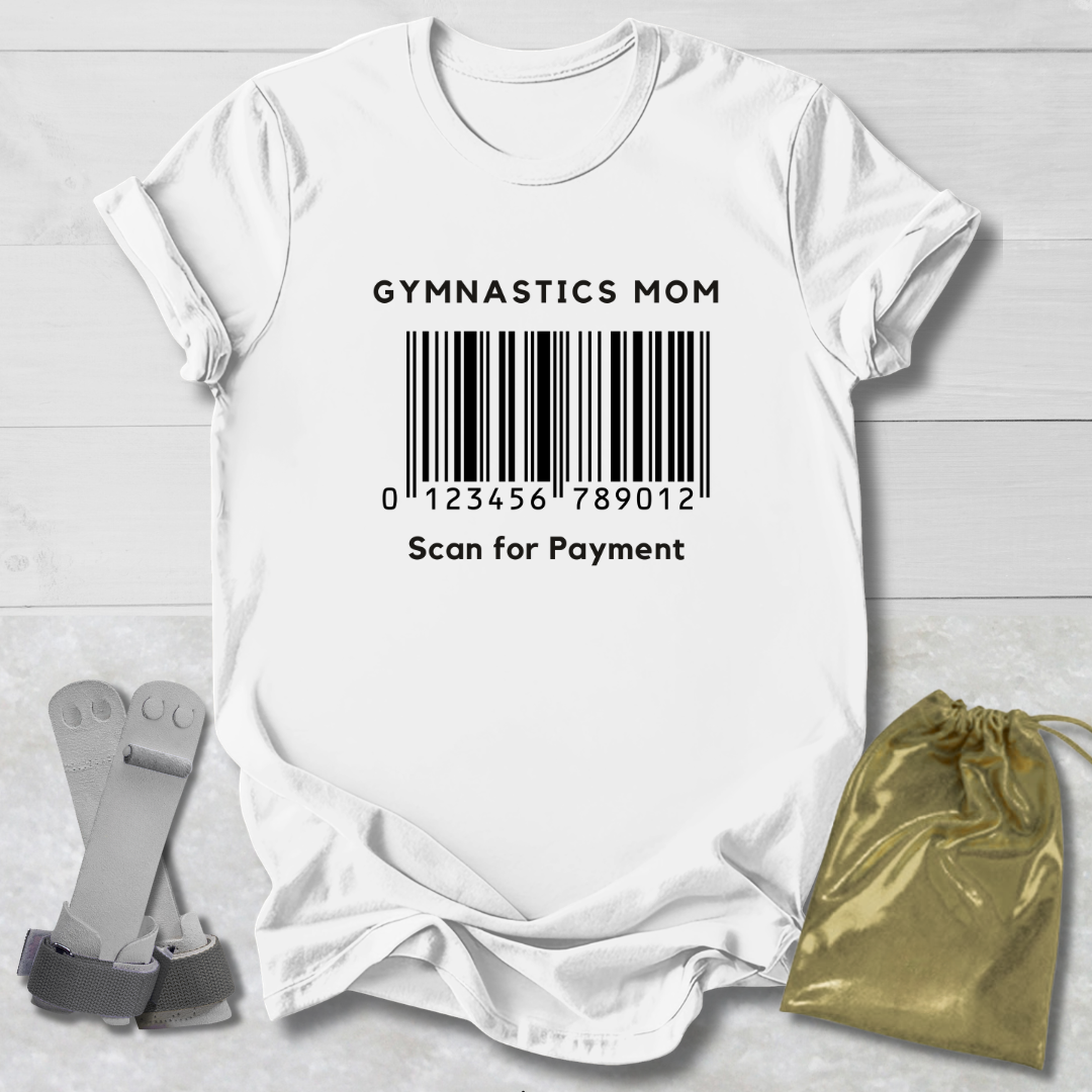 Gymnastics Mom Barcode T-Shirt