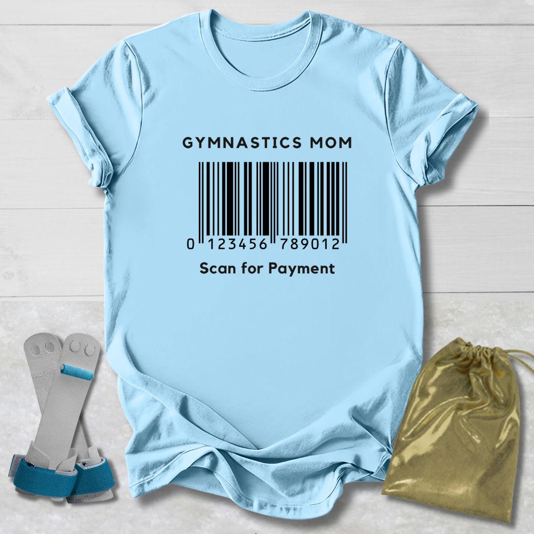 Gymnastics Mom Barcode T-Shirt