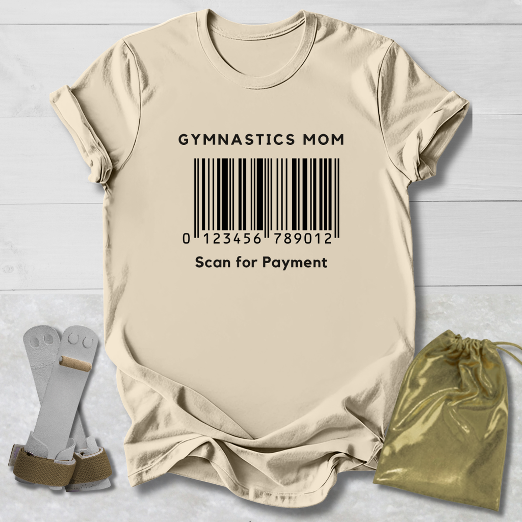 Gymnastics Mom Barcode T-Shirt