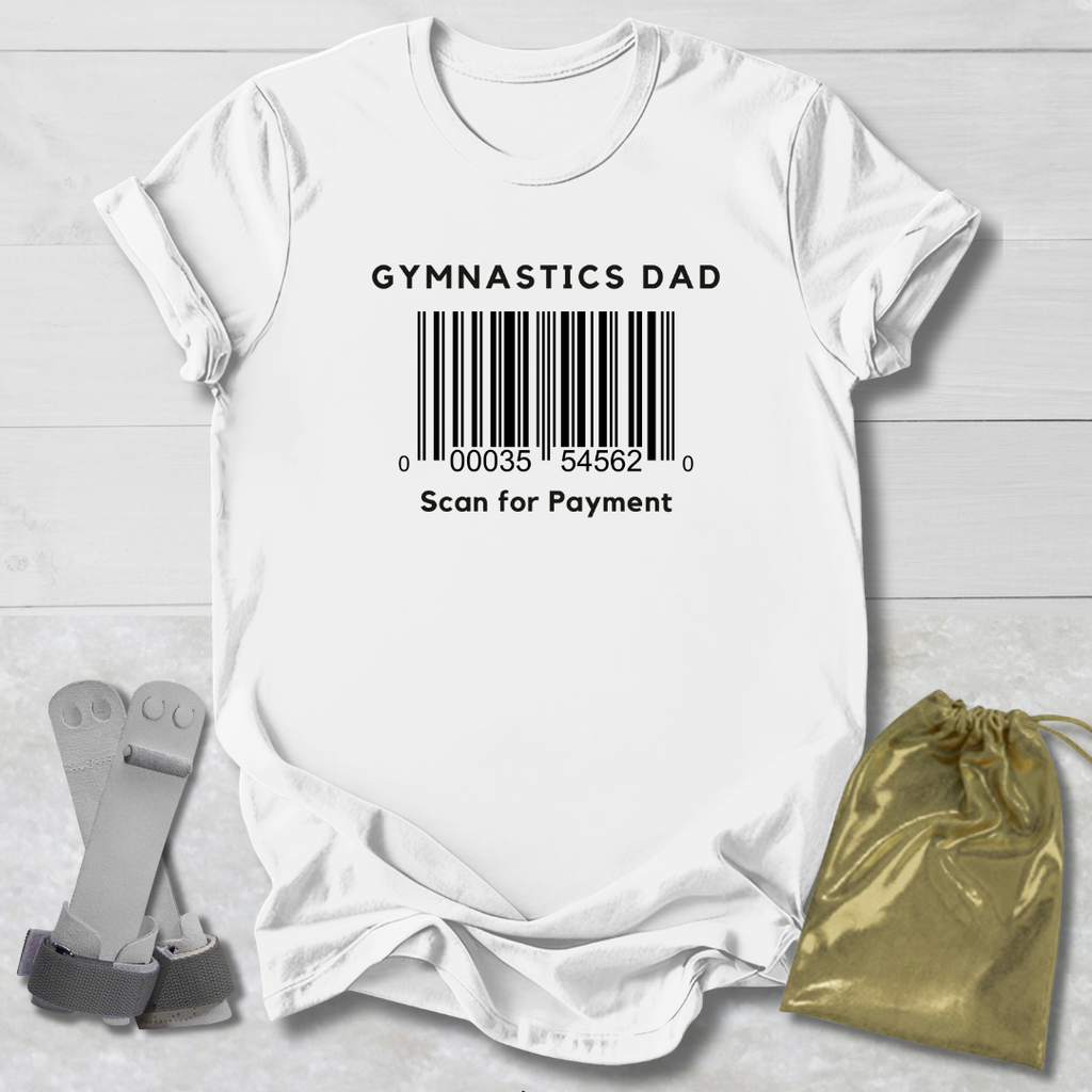 Gymnastics Dad Barcode T-Shirt