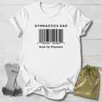 Gymnastics Dad Barcode T-Shirt