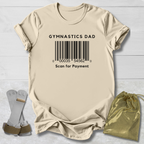 Gymnastics Dad Barcode T-Shirt