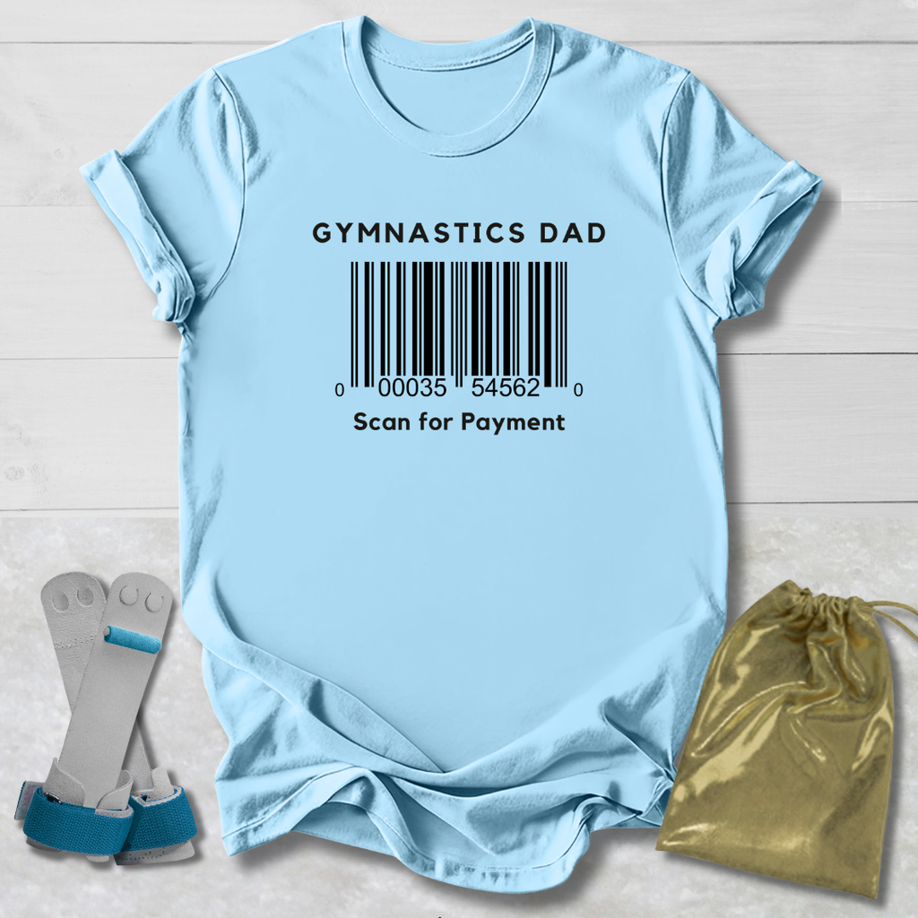 Gymnastics Dad Barcode T-Shirt