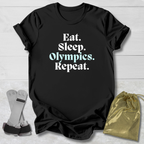 Eat Sleep Olympics Repeat T-Shirt