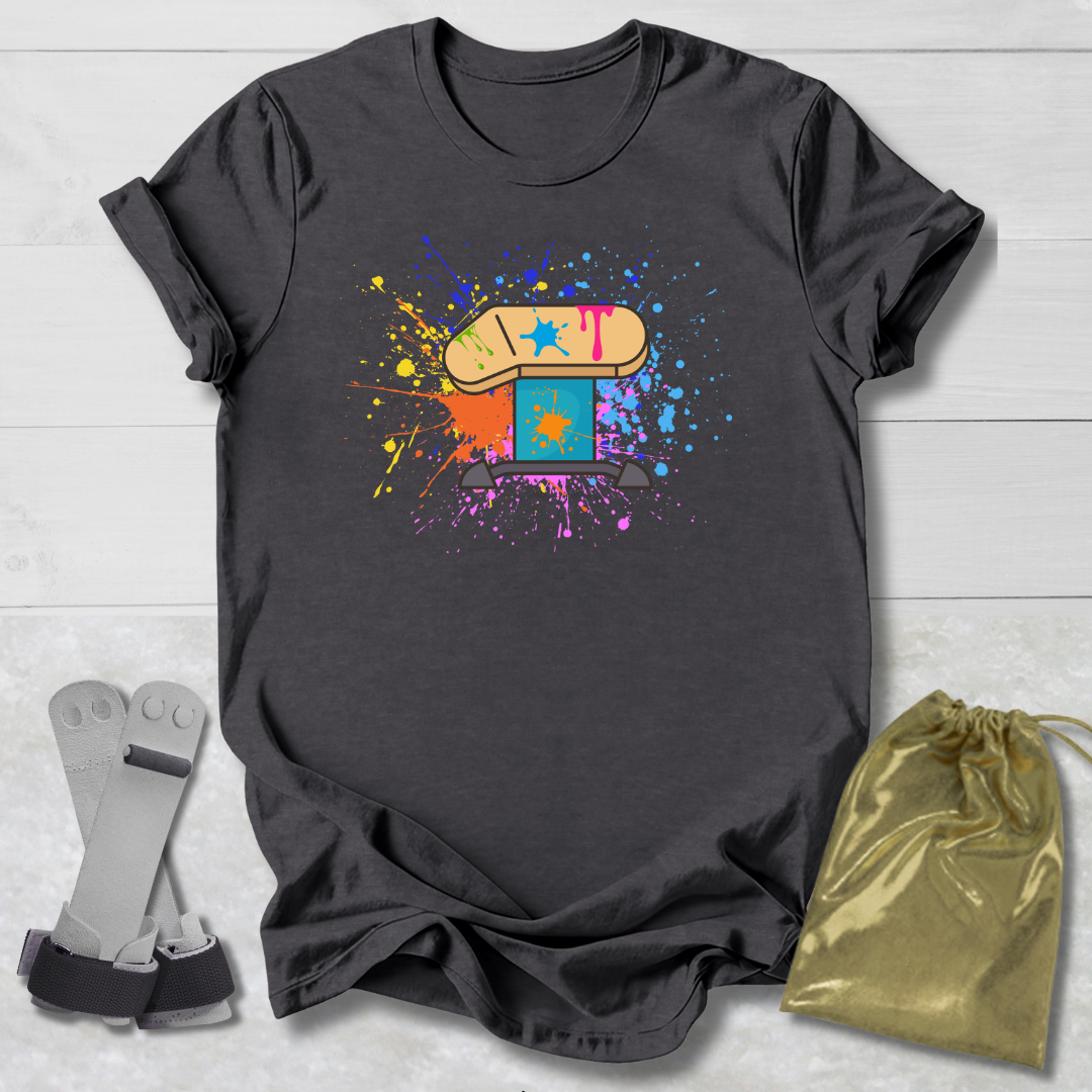 Paint Splatter Vault Kids T-Shirt