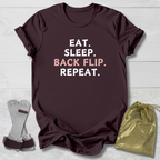 Eat Sleep Back Flip Repeat T-Shirt