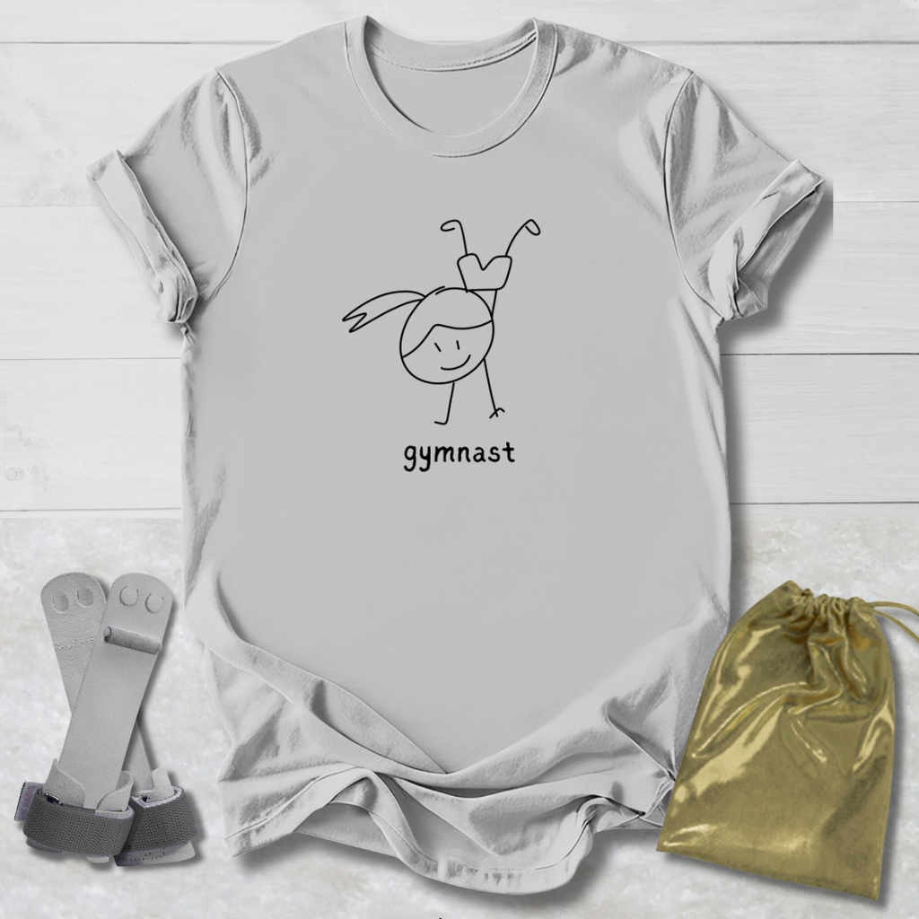 Gymnast Stick Figure T-Shirt
