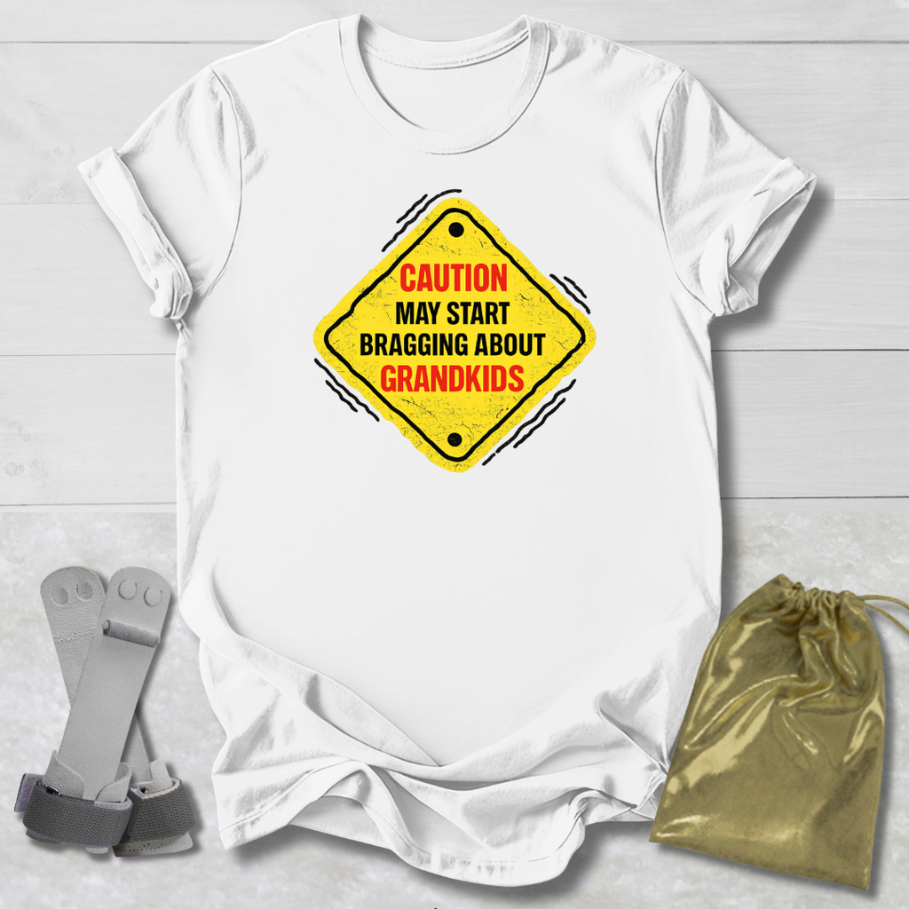 Caution May Brag T-Shirt