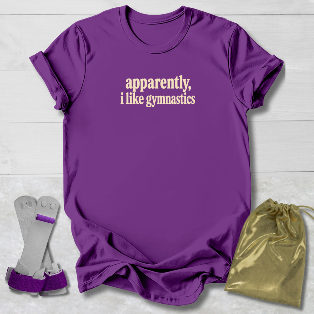 Apparently I Like Gymnastics Kids T-Shirt