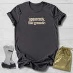 Apparently I Like Gymnastics Kids T-Shirt
