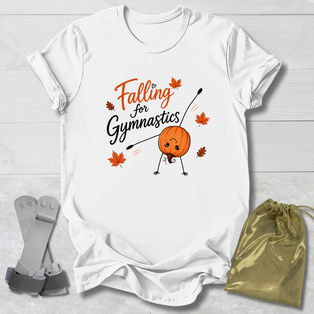 Falling for Gymnastics Kids T-Shirt