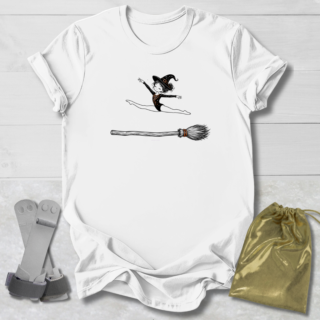 Witch Gymnast Kids T-Shirt