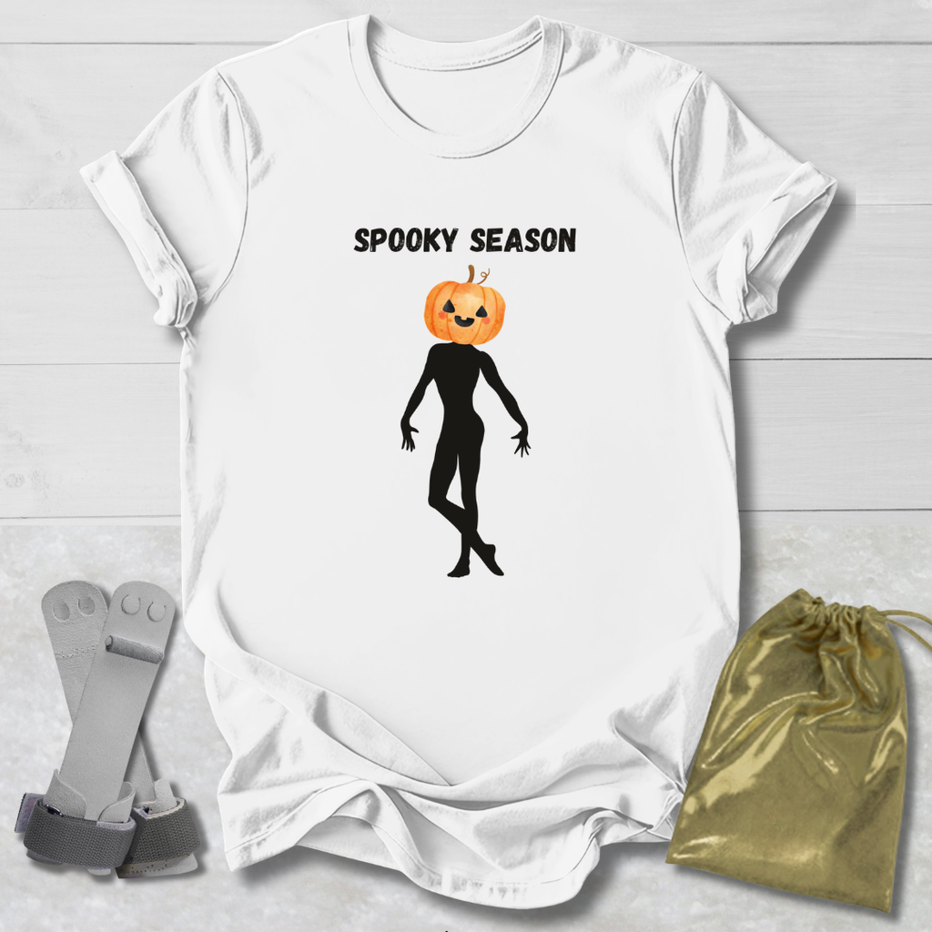 Spooky Pumpkin Head Kids T-Shirt