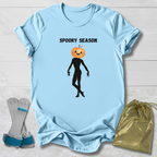 Spooky Pumpkin Head Kids T-Shirt