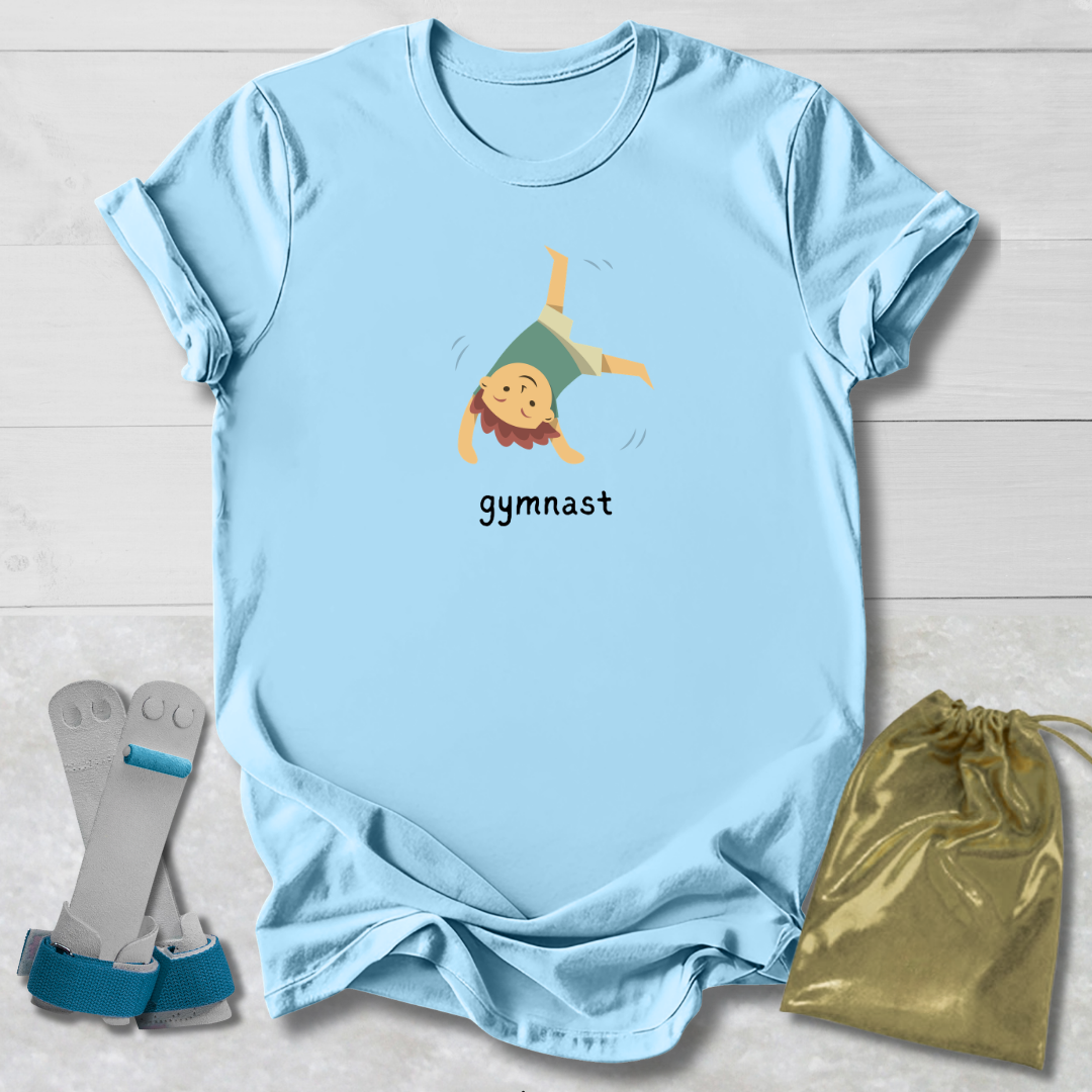 Gymnast Boy Kids T‑Shirt