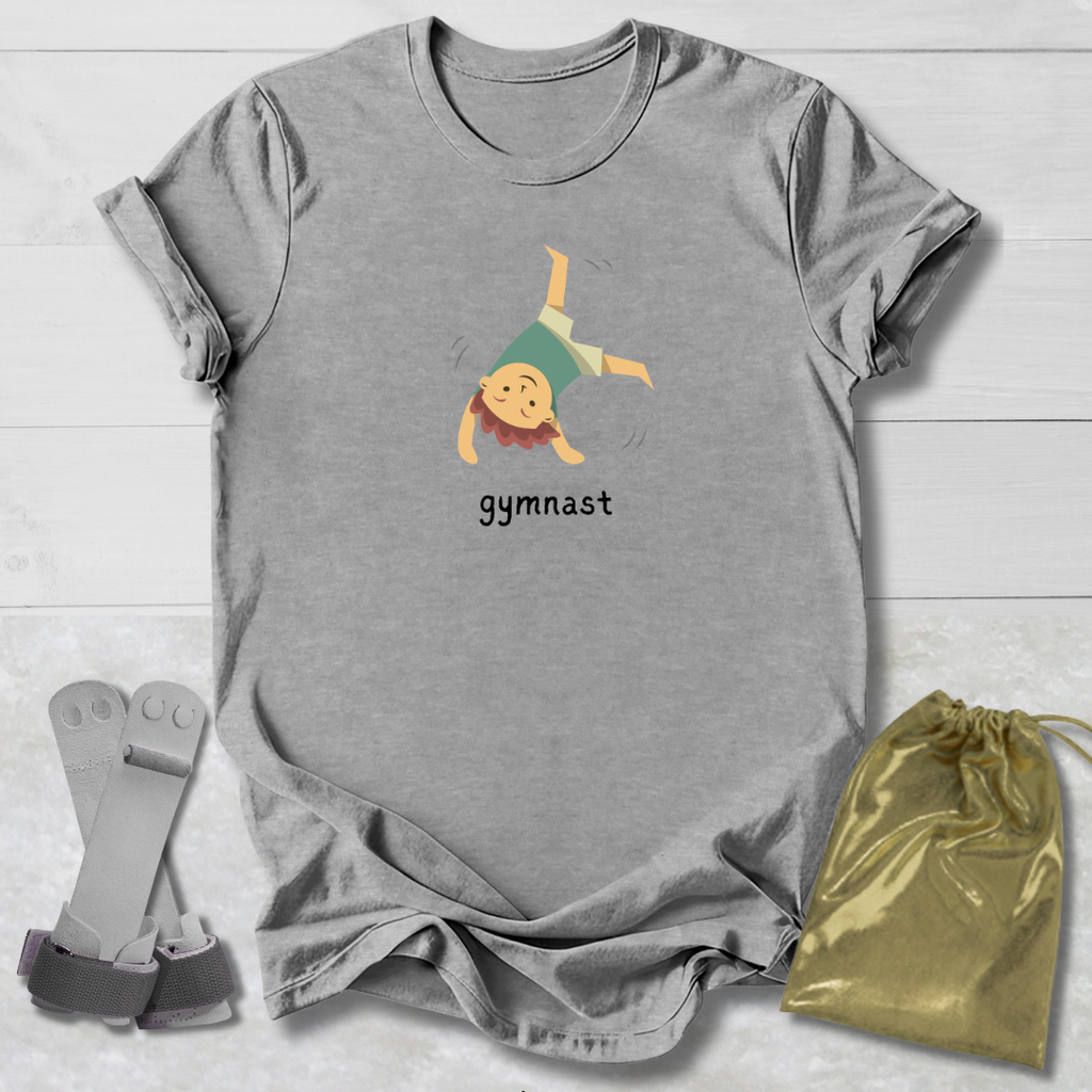 Gymnast Boy Kids T‑Shirt